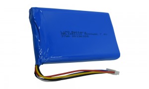 china rechargeable 7.4v 5000mah lithium ion battery hrl1261110