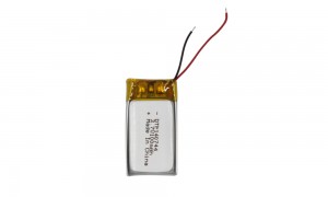 Customized size the smallest HRL3.7v 100mah lipo battery.