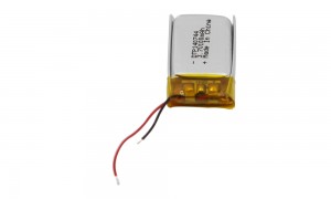 Customized size the smallest HRL3.7v 100mah lipo battery.