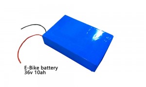 china 36v 10ah li polymer battery manufacturer for e-bike
