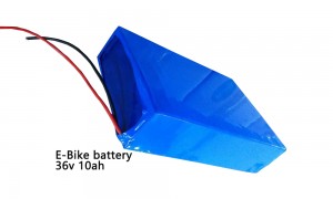 china 36v 10ah li polymer battery manufacturer for e-bike