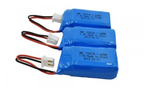 rechargeable lithium-ion batteries HRL752035 450mAh 7.4v