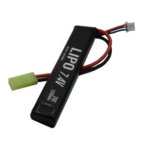 HRLENERGY Airsoft gun LiPo Battery 7.4v 1200mah