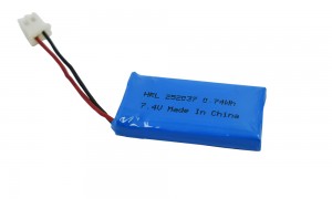 OEM manufacturer 2600mah 18650 Battery -
 HRL252037 100mAh 3.7V Lipo batteries – Hrlenergy