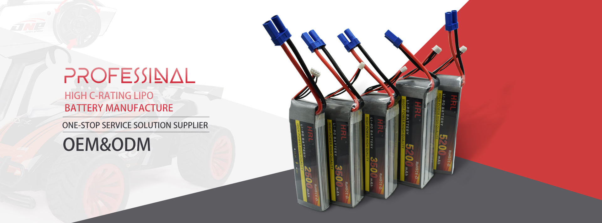 High Discharge C rating Lithium Polymer Battery 10C 15C 20C 25C 30C 40C 60C 80C