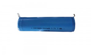 Rechargeable BatteryICR18650 3.7V 2000mAh Manufacturer for electric toothbrush